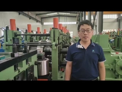 Fats Speed Steel Pipe Production Line PLC Controlled Indoor ERW Tube Mill 600KW Vermogen