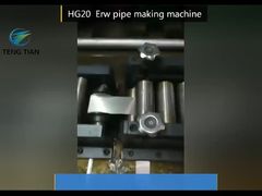 Productielijn voor hoogfrequente gelaste stalen buizen van 200 kW 20-90 m/min