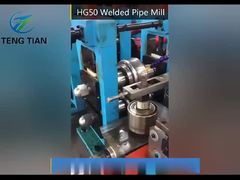 PLC-besturing van de stalen buismachine 6-25 mm OD 80 m/min