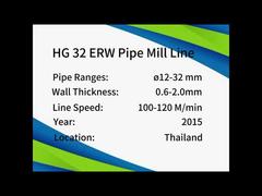 Introductie van een koolstofstalen buizenfabriekmachine 500 kW 70 m/min voor u