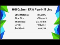 Hoogfrequente gelaste pijpenfabriek voor koolstofstalen roestvrijstalen buis