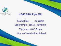 Precision Tube Mill voor gegalvaniseerde stalen ronde vierkantbuizen 80m/min