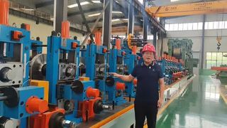ERW Tube Mill Hoogfrequent gelaste pijpmachine voor de productie van vierkante rechthoekige ronde buizen