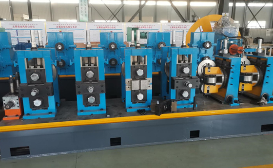 Precision Tube Mill Machine Blauwe dikte 1-3 mm Hoogfrequente gelaste buis