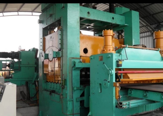 Breedte van de spoel max 1650 mm Gewicht max 30 ton Stalen snijmachine Groen
