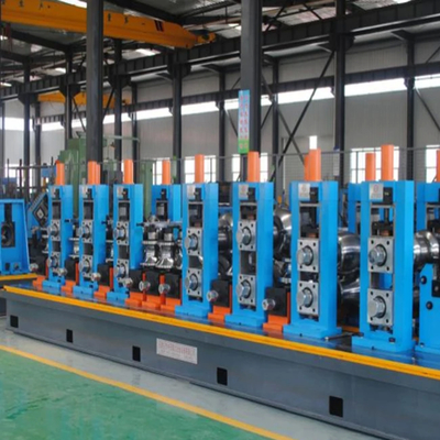Fats Speed Steel Pipe Production Line PLC Controlled Indoor ERW Tube Mill 600KW Vermogen
