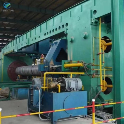 Spiraallasmachine Pipe Mill Q235B Front Pendulum X Ray Voor oliepijpleiding