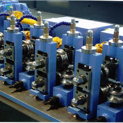HG50-machine voor het vervaardigen van metalen stalen buizen met een enkele kegel-uncoiler
