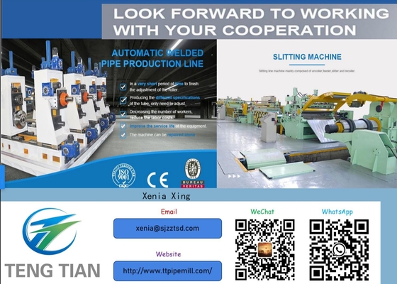 Plc Control Cnc High Precision Produce Pipe Machine Automatische buismolen