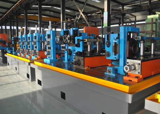 Hoogfrequente gelaste pijplijn 60m/min Hf recht naad Carbon Steel Pipe Mill Manufacturing Machine