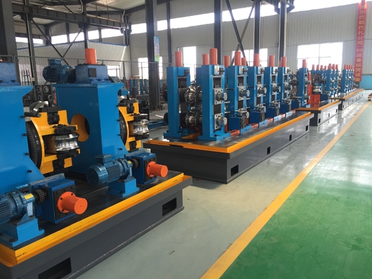 Precision Tube Mill, Blauw Gesweisde Pipe Mill Professionele Dia 114 Mm
