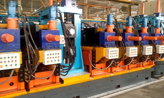 Hoogfrequente gelaste buisfabriek Hg530 Hf gelaste buisfabriek Grote diameter 325mm-530mm Machine