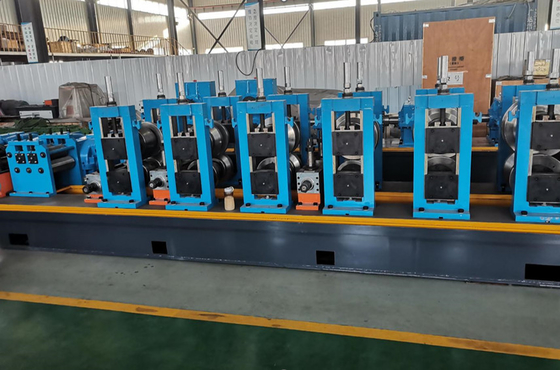 Precision Tube Mill Machine Blauwe dikte 1-3 mm Hoogfrequente gelaste buis