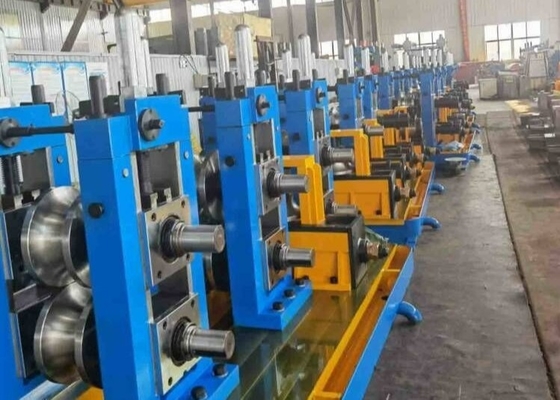 Straight Seam Carbon Steel 45 - 114 mm Erw Pipe Mill Klein