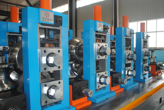 Productielijn voor blauwgesweisde buizen 90 m/min Grootte 20*20-60*60 mm Vierkante buisfabriek