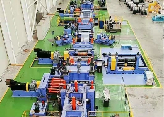 CE ISO9000 BV 3x1500mm Carbon Steel Sheet Slitting Machine Productielijn