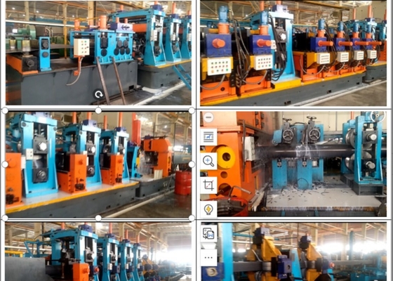 ISO9000 50X50-140x140MM Hoogprecisie Vierkante Tube Mill Gesweisde Pipe Productie Lijn