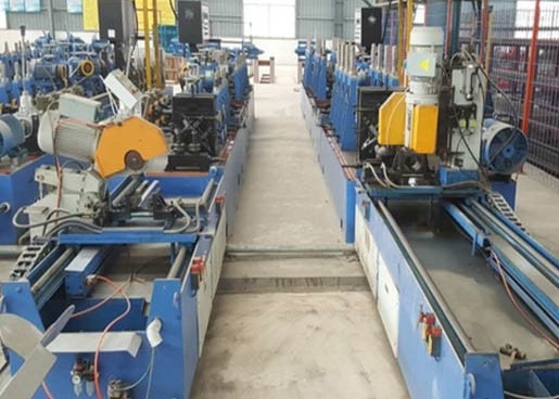 Op maat gemaakte Dia 127mm dik 4.0Mm Include Rollers Steel Pipe Productie Lijn