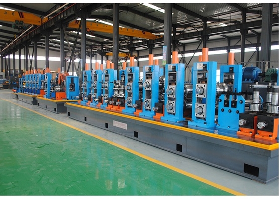 6-20 Stations Steel Pipe Making Machine Tube Length 6-12m High Precision Cutting Length ±0.2mm