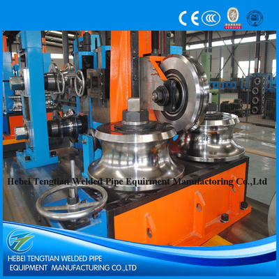ERW HG140 Stable Pipe Roller Foaming Cold Saw Square Tube Mill