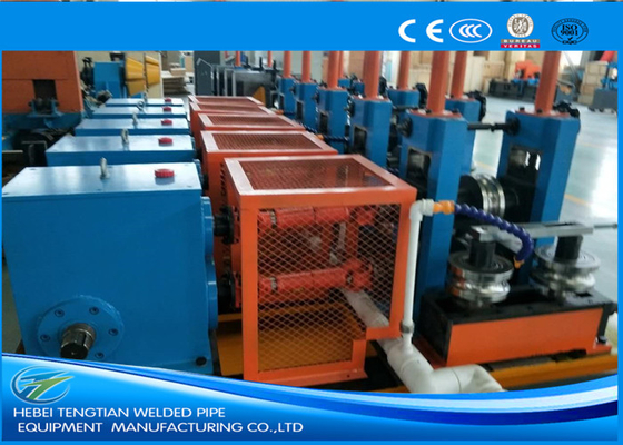Gecorrigeerde productielijn van de ERW-pijplijnmachine Energiebesparend Blauwe kleur HG32