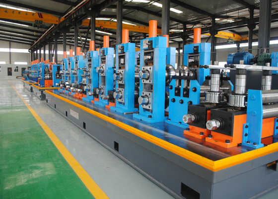 Carbon Steel ERW tube Mill, 21 - 63mm Diameter Pipe Welding Line