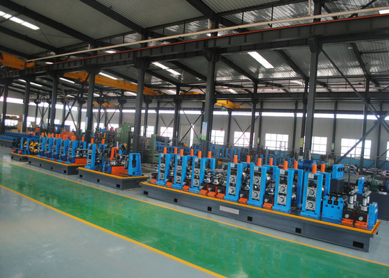 Carbon Steel ERW tube Mill, 21 - 63mm Diameter Pipe Welding Line