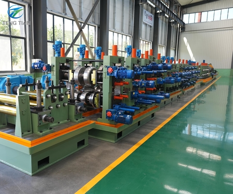 Machine voor het maken van hoge precisie stalen buizen 380V Loopsnelheid 150m / min
