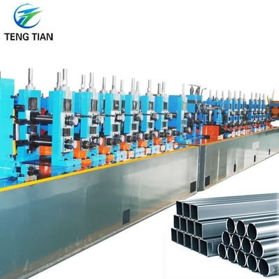 Hoog efficiëntie Max 80m/min Carbon Steel Material Tube Mill Machine