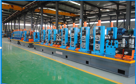 Blauwe Koolstofstaaldikte 4mm ERW-Buis die Machine maken 70 M/Min