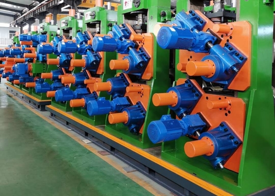 Max. 120 m / min. Dikte 2 - 8 mm gelaste buis die machine groene kleur maakt