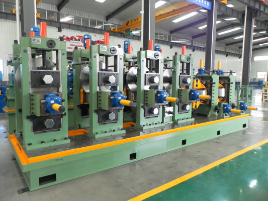 ERW-buismolen voor het maken van koolstofstalen buizen met PLC-besturing Hoge productiviteit 6m-18m gelaste pijpmolenmachine