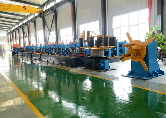 Hoogfrequente buizenmolenmachine 25-76mm Koolstofstaal 50m/min