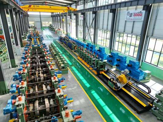 Gelaste pijpmolen 300-508 mm Diameter 0-25 m/min Snelheid