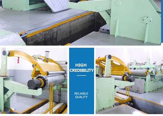 High Speed Cnc gegalvaniseerde 800 mm breedte stalen spoel snijmachine